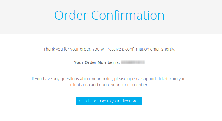 Order Confirmation