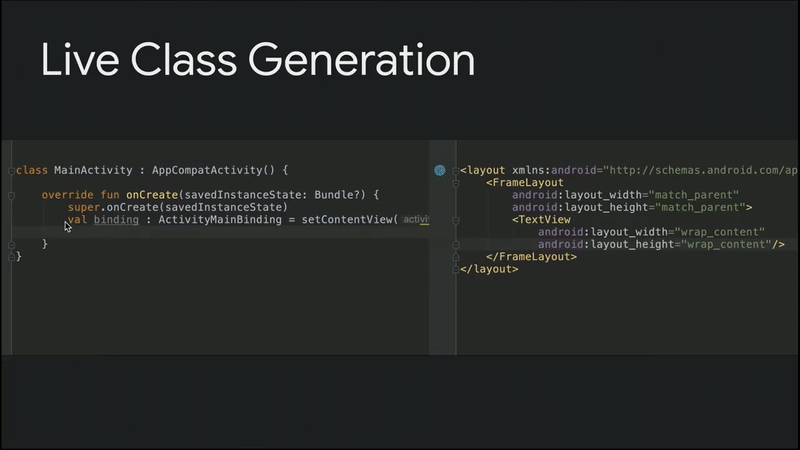 Live Class Generation — from Google IO-2019