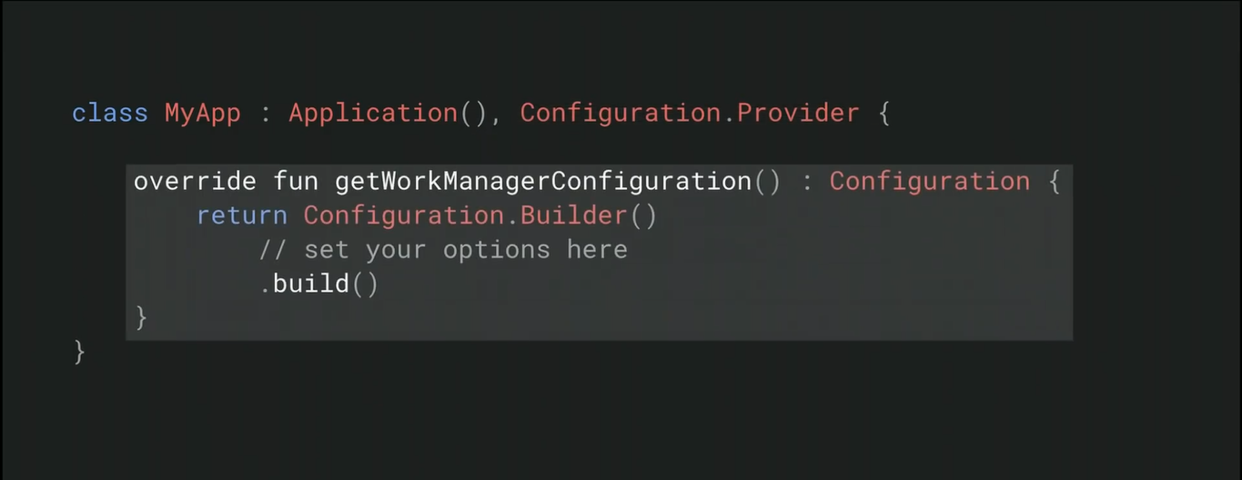 WorkManager: On-demand Configuration