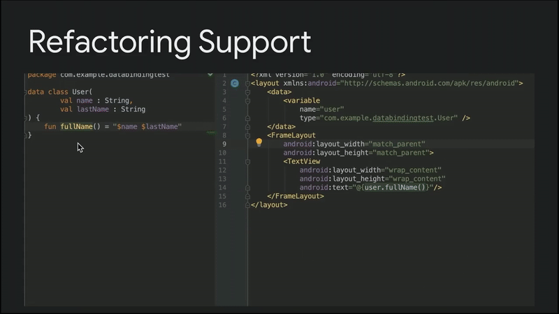 Refactoring Support