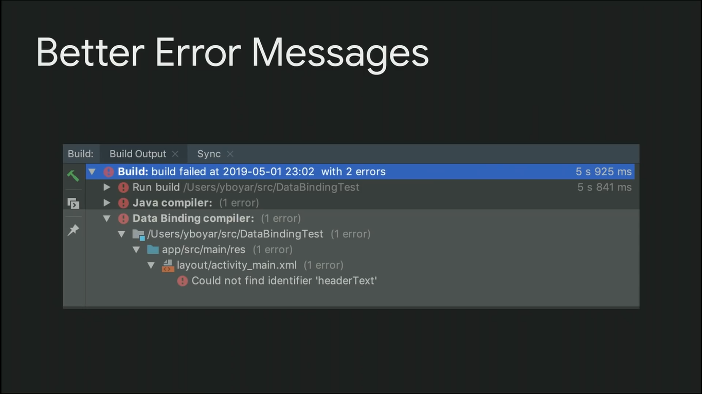 Better Error Messages