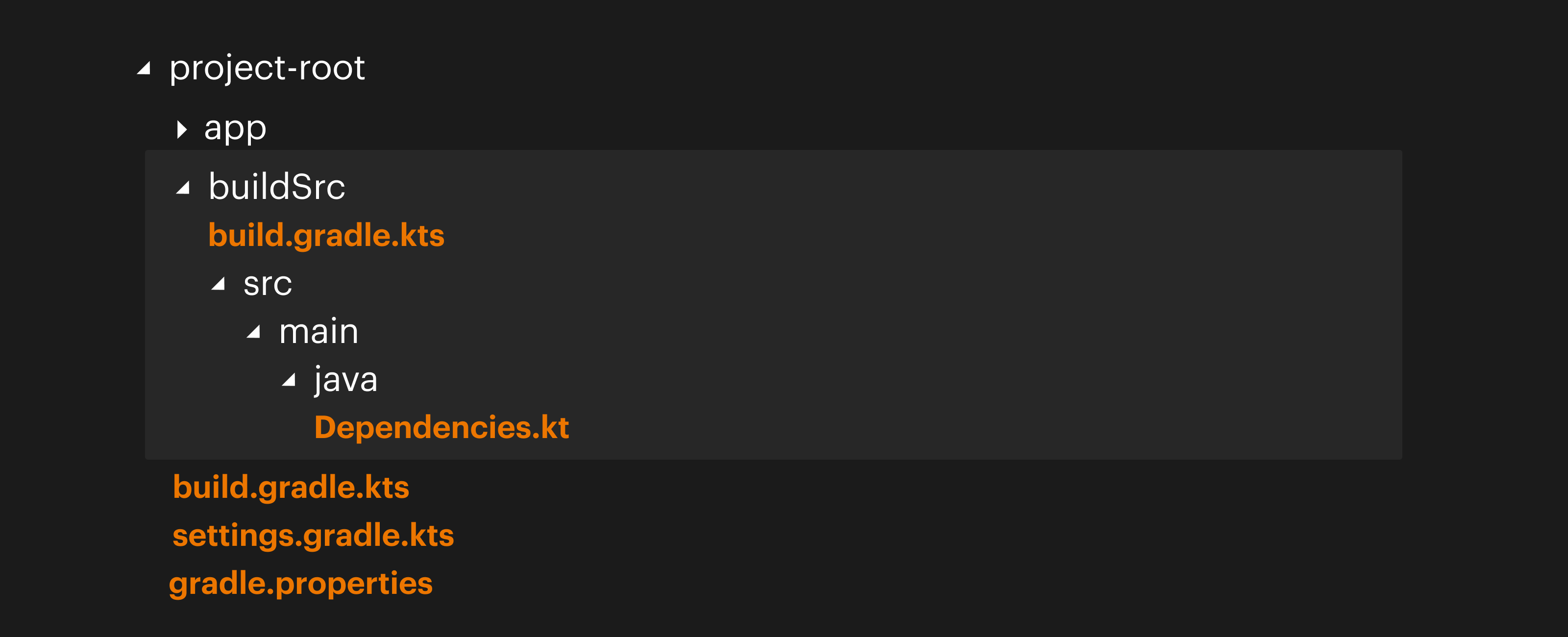 buildSrc Directory Structure